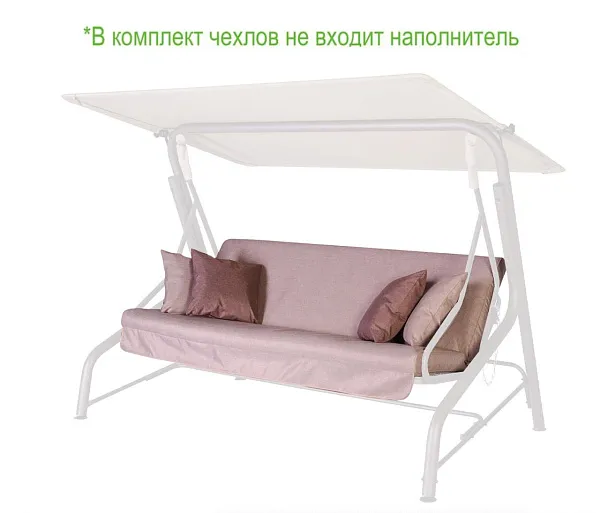 Набор чехлов на матрас и подушки для садовых качелей Лофт 202*55*65 см N202.614 Удачная мебель - Дачная мебель