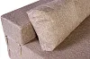 Диван-кровать трансформер бескаркасный &amp;quot;Валентина&amp;quot; 140х100х60 шоколад