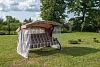 Тент на садовые качели A43 АМС 239*140 см коричневый Удачная мебель - Дачная мебель