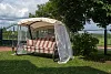 садовые качели «милан» a51c.322 коричневый удачная мебель - даметекс