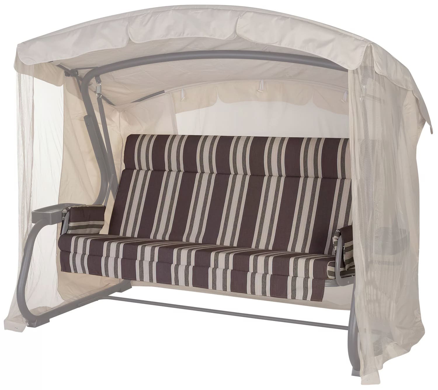 Текстильный комплект с подголовником для садовых качелей 175*53*53 см С175.322 Удачная мебель - Даметекс