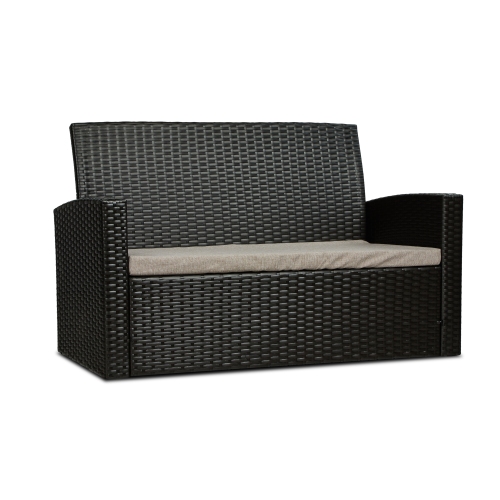 набор садовой мебели «кипр» коричневый удачная мебель