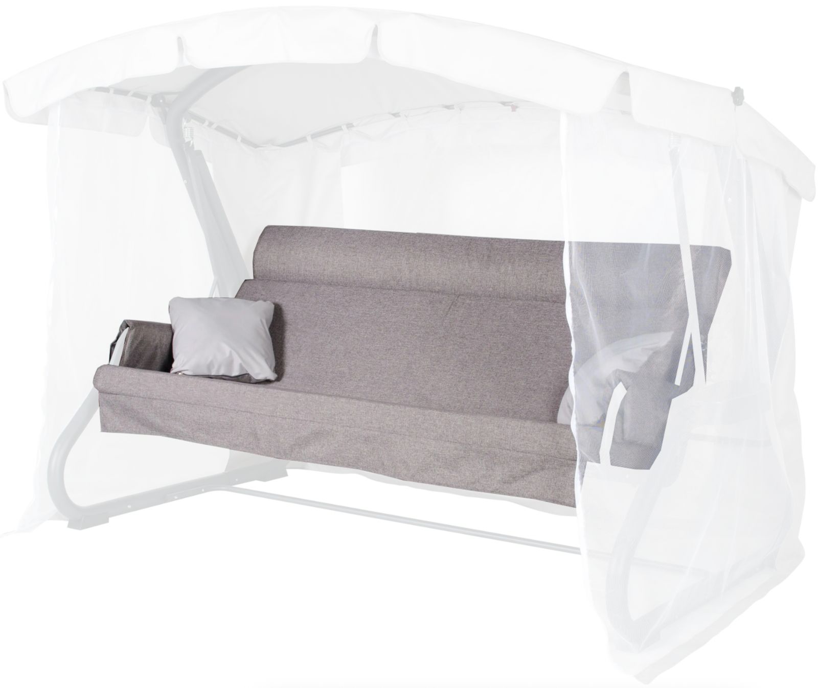 Текстильный комплект с подголовником для садовых качелей 200*53*53 см С200.626 Удачная мебель - Даметекс