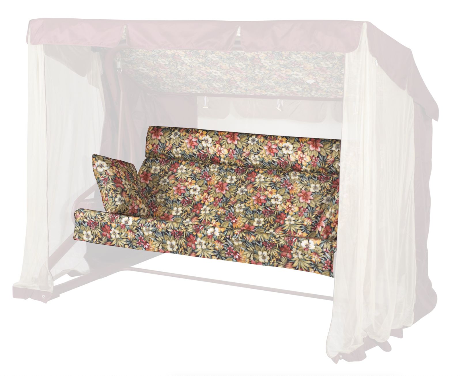 Текстильный комплект с подголовником для садовых качелей 180*53*58 см С180.324 Удачная мебель - Даметекс