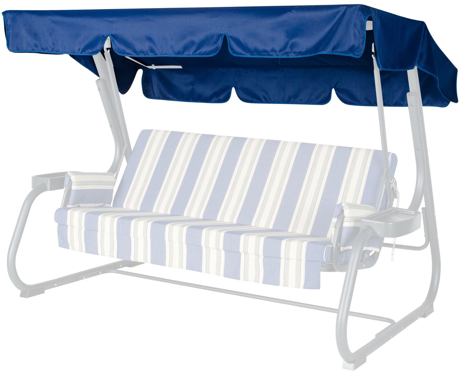 Тент на садовые качели А07/27 без АМС 221*131 см синий Удачная мебель - Дачная мебель