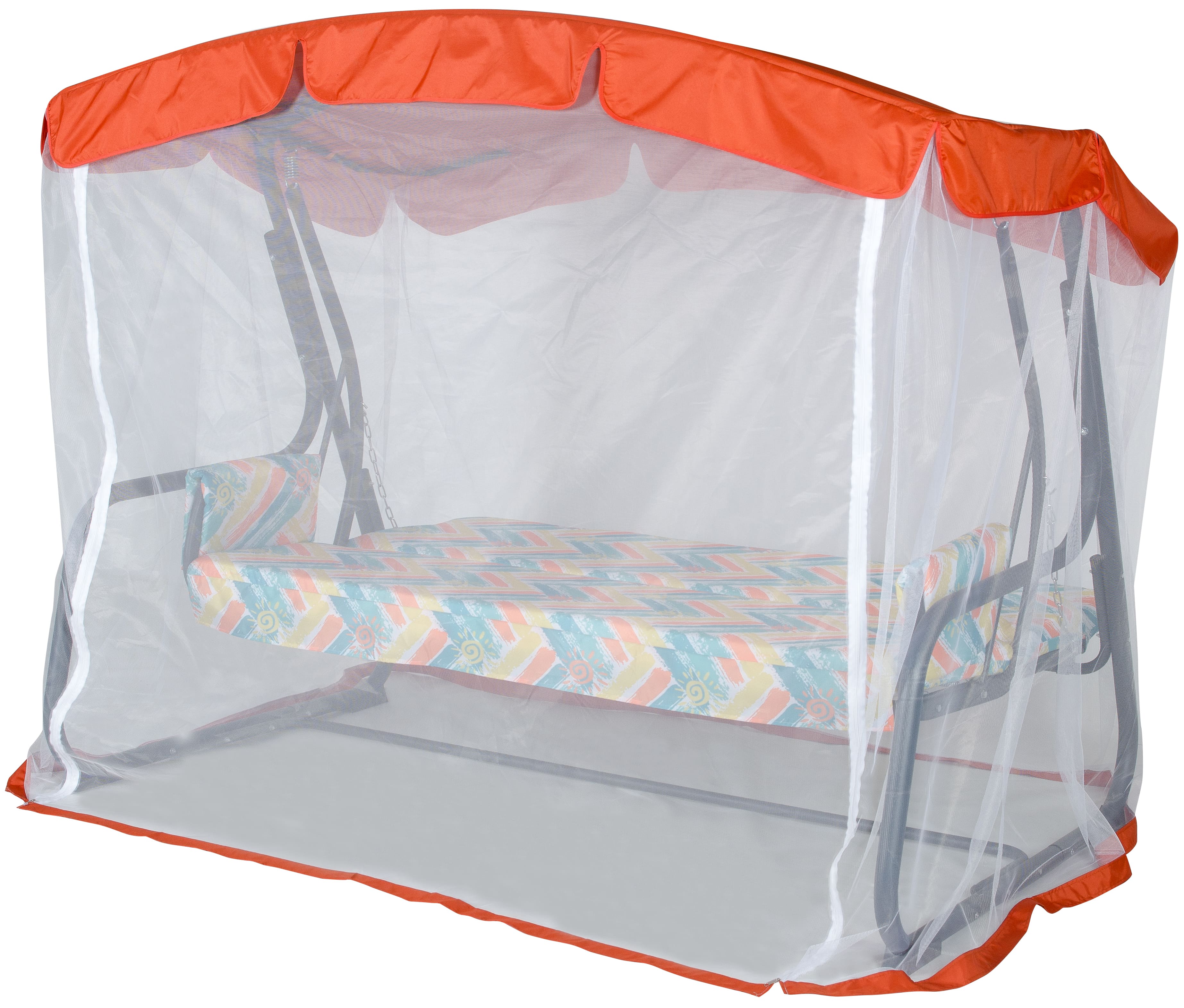 Тент на садовые качели A45 АМС 203*120 см терракот Удачная мебель - Дачная мебель