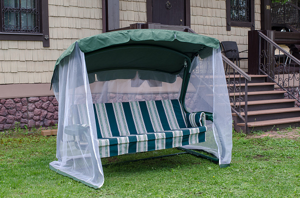 Тент на садовые качели A51 АМС 208*122 см зеленый Удачная мебель - Дачная мебель