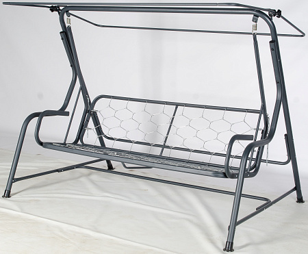 садовые качели «карибы» a46a.336 антрацит удачная мебель - даметекс