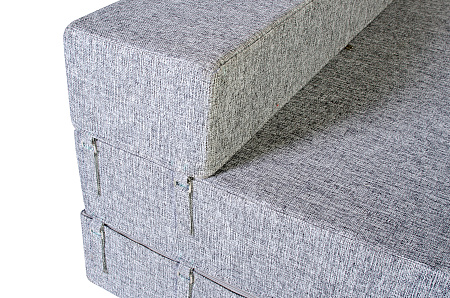 Диван-кровать трансформер бескаркасный &quot;Валентина&quot; 140х100х60 см серый