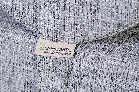 Кресло-кровать трансформер бескаркасное &quot;Валентина&quot; 75х100х65 см с валиком серый