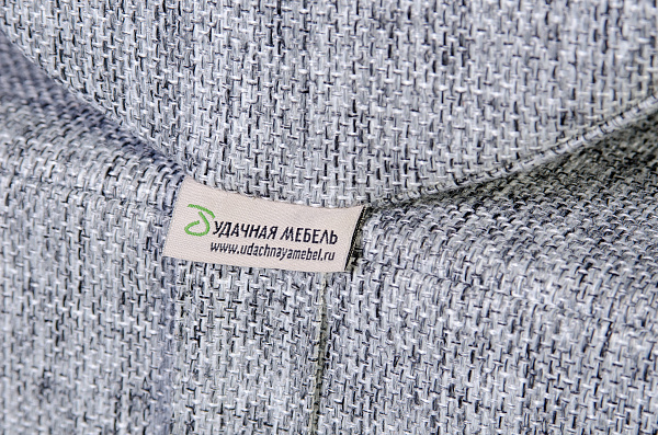 Кресло-кровать трансформер бескаркасное &amp;quot;Валентина&amp;quot; 75х100х65 см с валиком серый