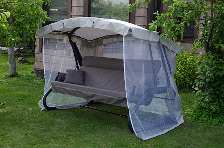 садовые качели «империя» a43а.626 антрацит удачная мебель - даметекс