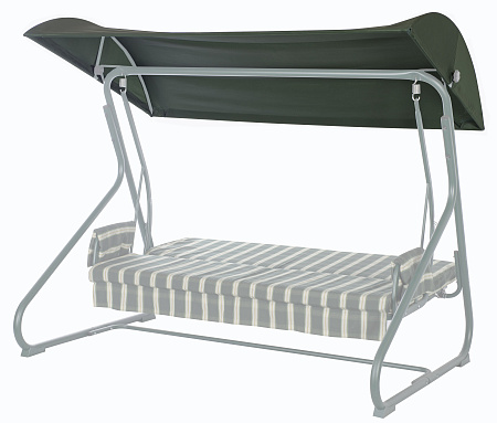 Тент на садовые качели Колорадо A39 без АМС 203*130 см зеленый Удачная мебель - Дачная мебель