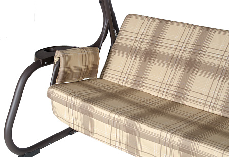 качели садовые «ибица» a52c.503 коричневый удачная мебель - даметекс