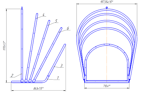 Тент на подвесное кресло A10 без АМС 117*86*95 см кофейный Удачная мебель - Дачная мебель