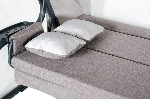 садовые качели «империя» a43а.626 антрацит удачная мебель - даметекс