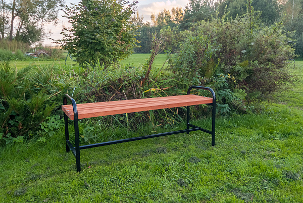 скамья садовая без спинки флора