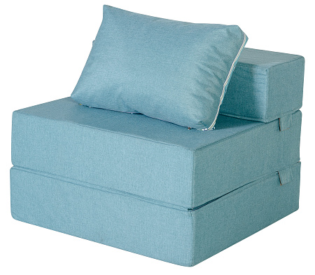 Кресло-кровать трансформер бескаркасное &quot;Валентина&quot; 80х80х60 см бирюзовый