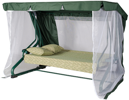 садовые качели «валенсия» a44g.211 зеленый удачная мебель - даметекс