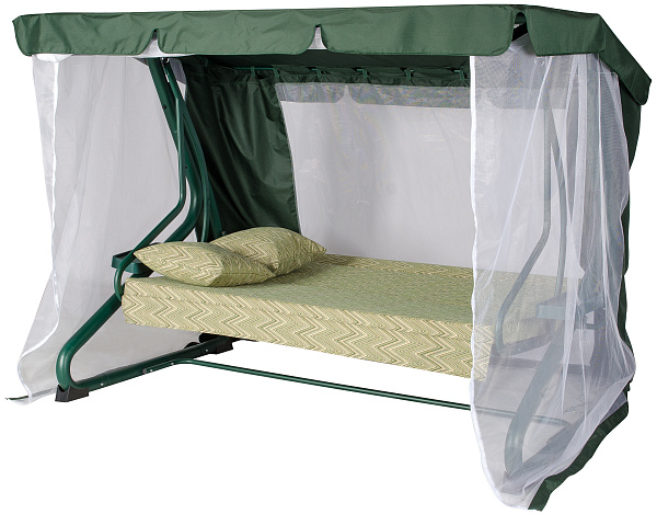 садовые качели «валенсия» a44g.211 зеленый удачная мебель - даметекс