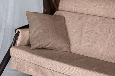 садовые качели «империя» a43c.618 коричневые удачная мебель - даметекс