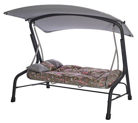 садовые качели «версаль» a50a.606 антрацит удачная мебель - даметекс
