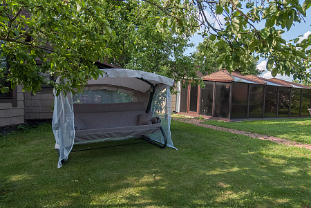 садовые качели «империя» a43а.626 антрацит удачная мебель - даметекс