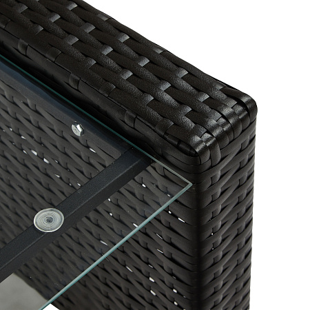 набор садовой мебели «кипр» коричневый удачная мебель