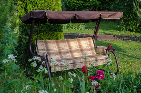 качели садовые «ибица» a52c.503 коричневый удачная мебель - даметекс