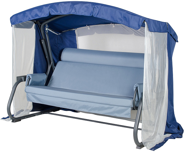 садовые качели «мерида премиум» a56a.5014 антрацит удачная мебель - даметекс