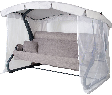 садовые качели «империя» a43а.626 антрацит удачная мебель - даметекс