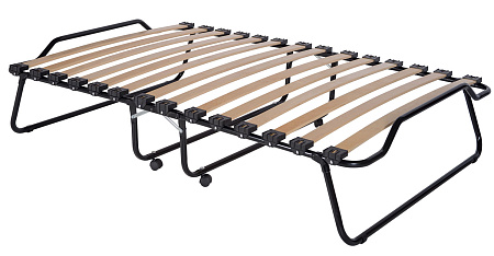 Раскладушка Двуспальная «Симона Премиум» с металлическими колесами 190х120 Даметекс - Удачная мебель