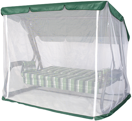 Тент на садовые качели А07/27 АМС 221*131 см зеленый без угловых вставок Удачная мебель - Дачная мебель
