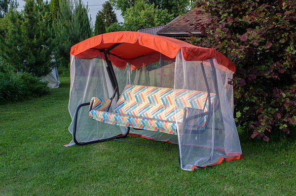 садовые качели «тропикана» a45а.320 антрацит удачная мебель - даметекс