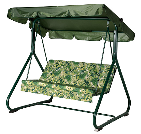 садовые качели «рондо» a49g.506 зеленый удачная мебель - даметекс