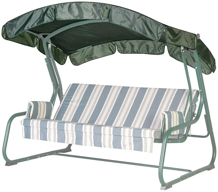 Тент на садовые качели Риека A13/A23/A60 без АМС 221*144 см зеленый Удачная мебель - Дачная мебель