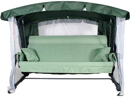 садовые качели «империя» a43a.631 антрацит удачная мебель - даметекс