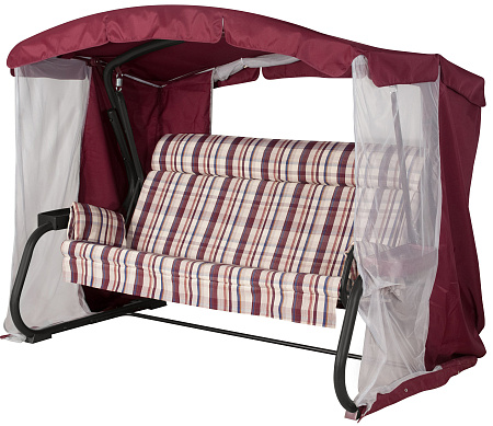 садовые качели «мерида премиум» a56а.336 антрацит удачная мебель - даметекс