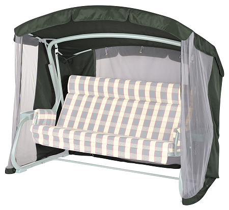 Тент на садовые качели A15/A28/A29/A56 АМС 221*122 см зеленый Удачная мебель - Дачная мебель