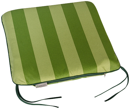 подушка для стула 43х43х6см зеленая удачная мебель - даметекс