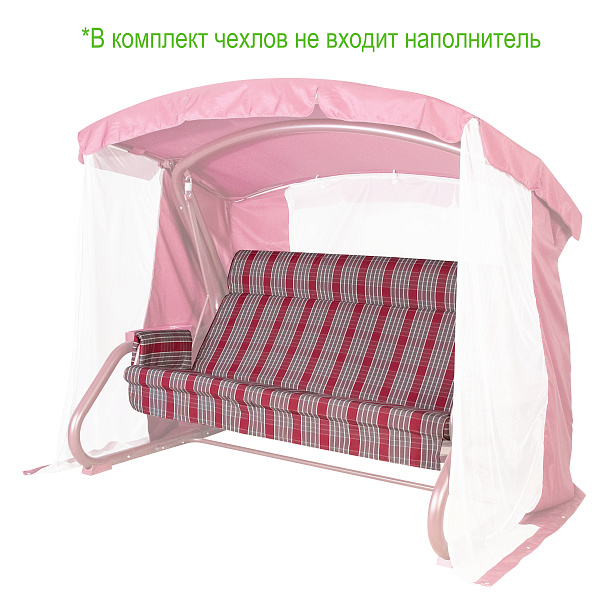 Набор чехлов на матрас с подголовником и подлокотники для садовых качелей 180*53*53 см N180.005 Удачная мебель - Дачная мебель