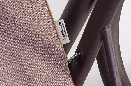 садовые качели «винтаж» a51c.614 коричневый удачная мебель - даметекс