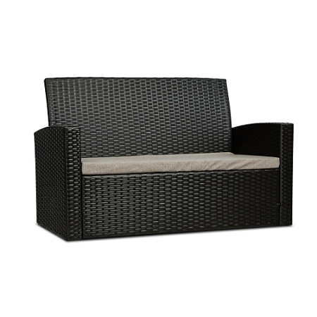 набор садовой мебели «кипр» коричневый удачная мебель