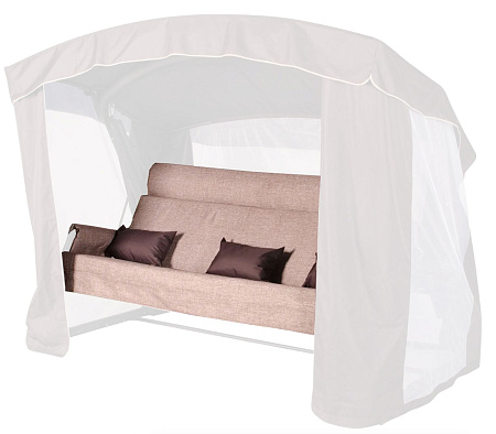 Текстильный комплект с подголовником для садовых качелей 200*53*53 см С200.615 Удачная мебель - Даметекс