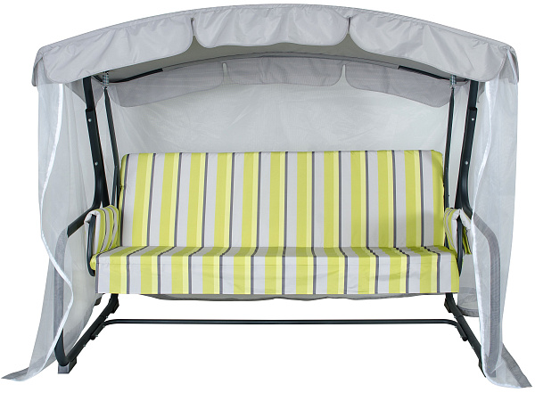 садовые качели «тропикана» a45а.326 антрацит удачная мебель - даметекс