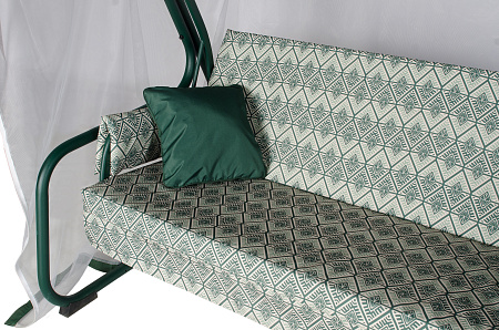 садовые качели «ренессанс» a45g.569 зеленый удачная мебель - даметекс