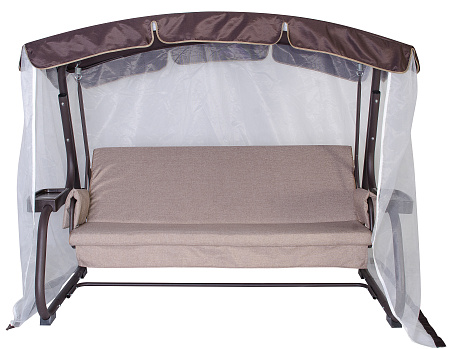 садовые качели «винтаж» a51c.614 коричневый удачная мебель - даметекс