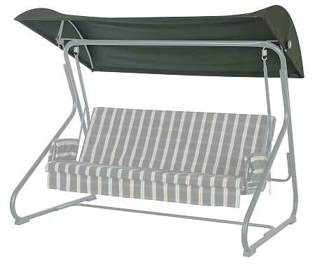 Тент на садовые качели Колорадо A39 без АМС 203*130 см зеленый Удачная мебель - Дачная мебель