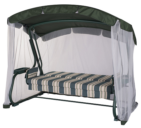 садовые качели «милан» a51g.305 зеленый удачная мебель - даметекс