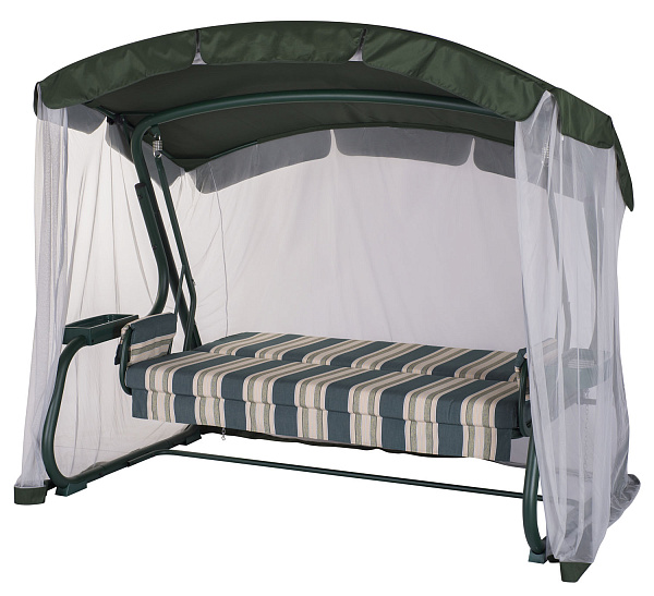 садовые качели «милан» a51g.305 зеленый удачная мебель - даметекс